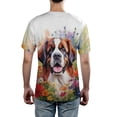 thumbnail image 5 of Welcome Spring Summer Saint Bernard Portrait Flower Blue Sky All Over Print 3D Shirt Unisex Merch St Dog Lover - 12001, 5 of 6