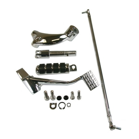 Chrome Forward Control - Raider, KIT-6050-BRAKE, Chrome Forward Controls Brake Side Only 2004-2013 Harley XL Sportster models