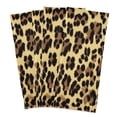 thumbnail image 2 of Wobogo Brown Leopard Kitchen Towel 6 Piece Large Cotton Dishcloth Premium Absorbency Set with Hanging Loop, 2 of 7
