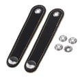 thumbnail image 2 of 1-par 13cm Bajo Fuelle Correas Hebilla Cubierta de material cuero De La PU En Negro .2cm 12.2cm Hugo Accordion Buckle Cover Black, 2 of 8
