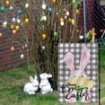 thumbnail image 3 of Adornos colgantes para jardín con bonitos motivos de conejitos de Pascua. Fuerte ambiente festivo. Decoración para jardín exterior. Bonitos y exquisitos., 3 of 6
