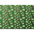 thumbnail image 1 of Ahgly Company Machine Washable Indoor Rectangle Transitional Green Area Rugs, 4' x 6', 1 of 7