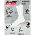 thumbnail image 6 of Genuine Dickies Men's Value Work Crew Sock,12 Pack White Size 6-12, 6 of 7