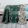 thumbnail image 2 of Bohemia Sofa Cover Throw Blanket All Season Geometry Dust Towel Blankets For Office Car Winter Bedspread Nc, 2 of 5