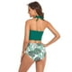thumbnail image 5 of Traje de baño de dos piezas dividido con volantes para mujer entre padres e hijos Conjunto de bikini con lazo en la parte superior de la cintura alta Fridja  nalpqowj52757, 5 of 6