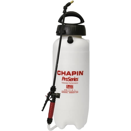 Chapin International 26031XP Chapin ProSeries Poly Sprayer for Fertilizer, Herbicides and Pesticides, 3-Ga, 20 inches, Translucent White