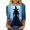 Noir, variante sur HUITKMM T-Shirts pour Femmes Col en V Décontracté Imprimé Coloré Manches Courtes Blouse Boutonnée Tee-Shirt Doux Respirant Confortable pour Usage Quotidien 3054