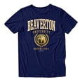 thumbnail image 2 of Disney Pixar Hoppers Beaverton University Women's T-Shirt (Navy, S-2XL), 2 of 5