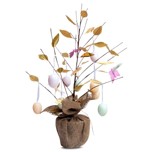 BestPysanky Easter Egg Tree Tabletop Decoration 24 Inches