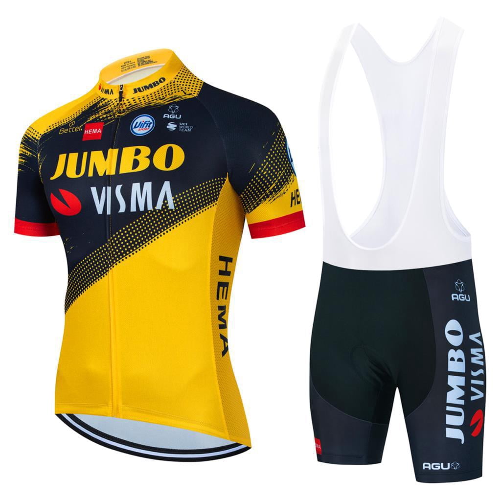 Sky Car Team Edition Riding Suit Men's Suit Summer Short Sleeve Mountain Bike Road Bike Riding Suit-ZJKDGJKJ