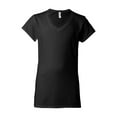 thumbnail image 2 of Gildan - Softstyle Women’s V-Neck T-Shirt - 64V00L - Black - Size: 2XL, 2 of 3