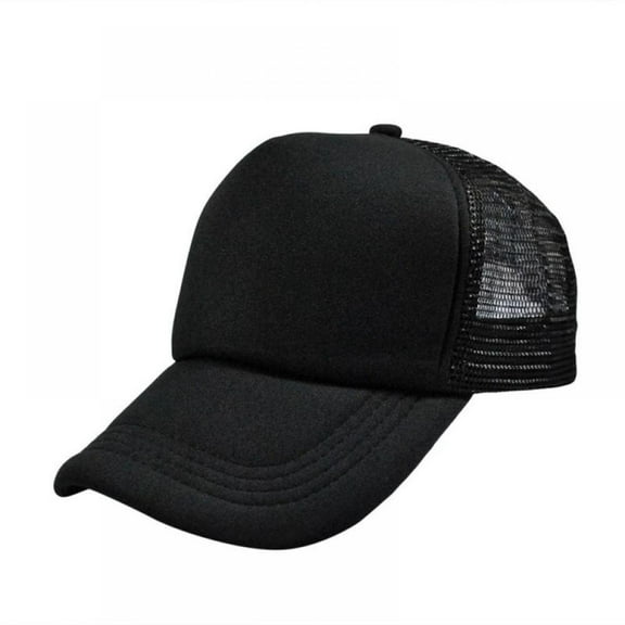 Prettyui Cotton Mesh Cap Baseball Cap Women Men Sunshade Adjustable Sponge Sports Hats Outdoor Sportswear Accessories