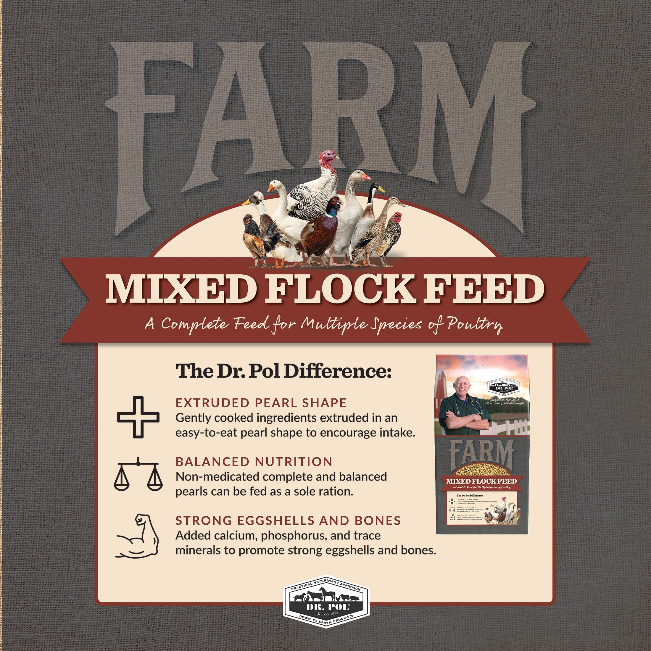 DR. POL HIGH PROTEIN 28% EXTRUDED GAMEBIRD FEED
