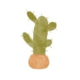 thumbnail image 2 of Bannarot 15x15 Gold Ornate Wood Framed with Double Matting Museum Art Print Titled - Watercolor Cactus IV, 2 of 4
