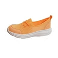 thumbnail image 2 of Willtoo Orthopedic Shoes for Women Comfortable Universal Slide Soles Light-Weight Mesh Athletic Slip on Sneakers Orange 7.5 Wide, 2 of 3