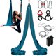 thumbnail image 1 of Kit de hamacas aéreas para yoga y seda Aerial Silk & Yoga Swing VEVOR de 8 m, 1 of 9