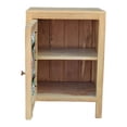 thumbnail image 3 of Progressive Furniture Vacation Wood Nightstand with Door Cabinet in Multi-Color, 3 of 5