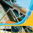 thumbnail image 3 of HUGFEGWE Telescoping Automatic Boat Dock Hook, Stainless Steel Dock Hook Cable Wire Guider Ship Parking Tool, Multi-Function Telescopic U Type Mooring Rope Threading Hook, Puller Tie CA919-147168, 3 of 7