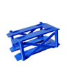 thumbnail image 1 of arctrm 1/64 Scale Vehicle Display Stand Miniature Parking Lot Sand Table Realistic Simulation Micro Landscape Garage Display Diorama 2 Layer Blue, 1 of 10