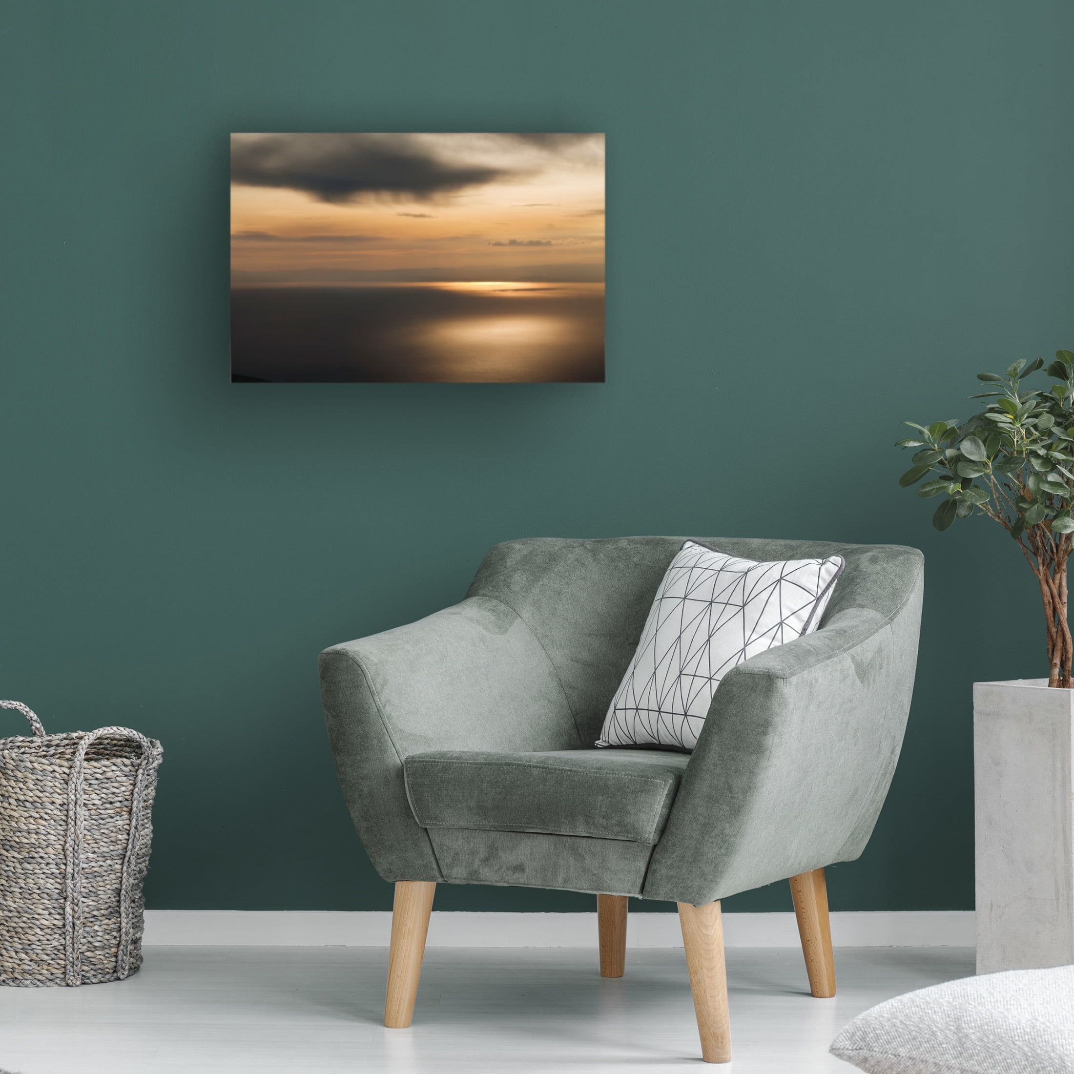 Canvas Wall Art - Przemyslaw Kruk 'Bajkal Lake' Wall Art for Living Room, Bedroom, or Office D?cor by Trademark Fine Art - 47 x 30 Inches