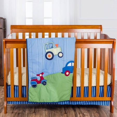 Dream On Me Travel Time 3 Piece Reversible Full Size Crib