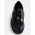 thumbnail image 5 of No Boundaries Men's Faux Leather Chunky Boater Shoes, 5 of 6