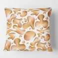 thumbnail image 2 of Designart Liquid Gold I' Mid-Century Modern Throw Pillow - 16x16, 2 of 2