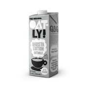 حليب الشوفان من Oatly Barista Edition، حليب خالي من منتجات الألبان، 32 أونصة سائلة، كرتونة ثابتة على الرف