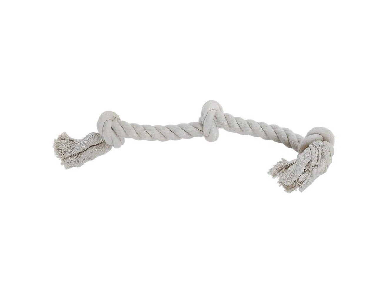 100% Cotton Rope Interactive Dental Dog Tug Medium to Larger Breed 20 inch Toy (4 Rope Toys)