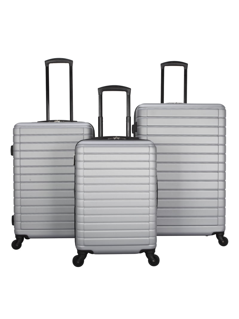 Free Shipping! Protege 20-Inch Hardside Upright Luggage Silver