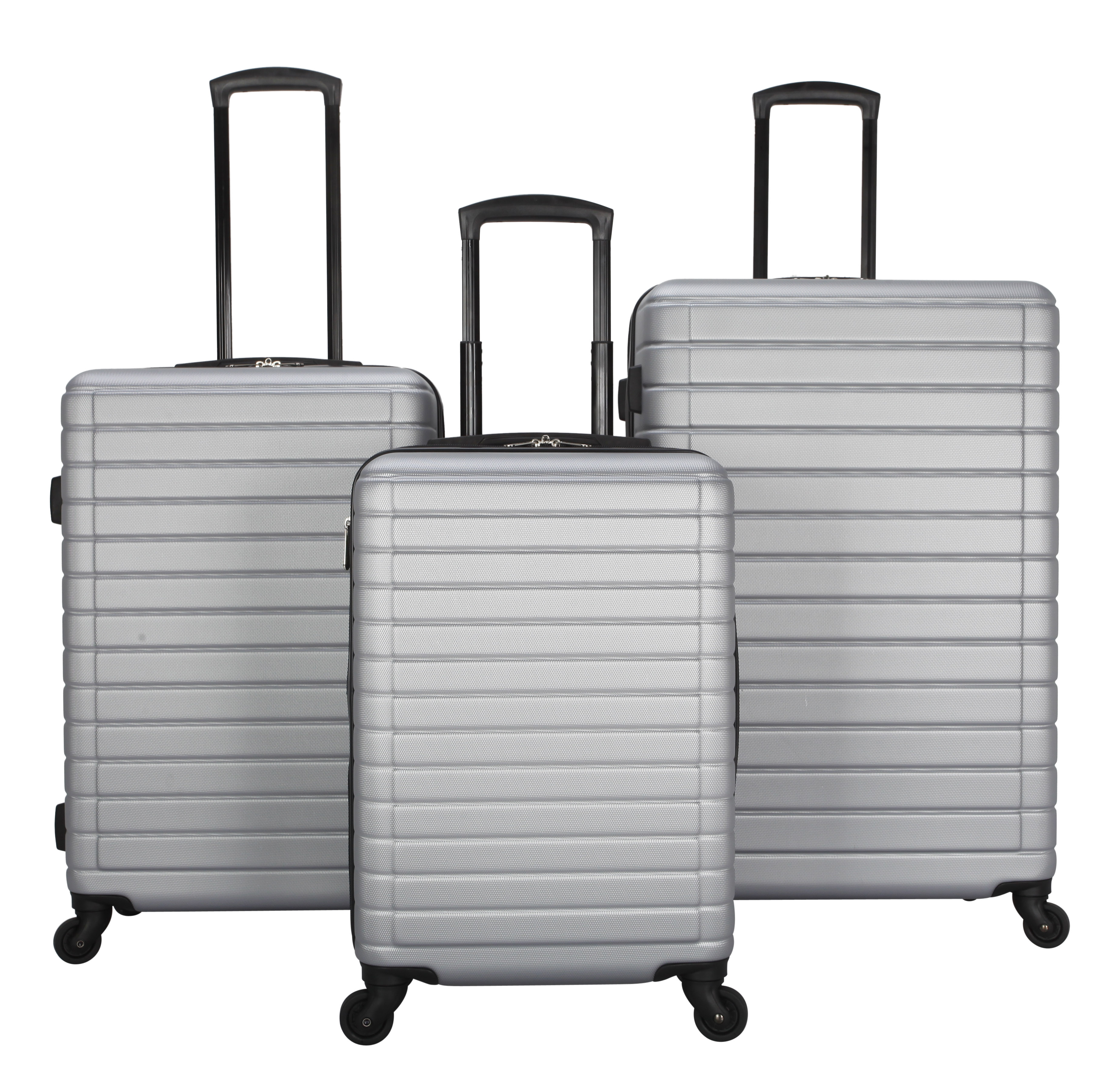 Protege Vacationer 20" TSA-Approved Expandable Hardside Carry-On Luggage, Silver photo 4