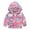 Red Pink, variant on Hotiary Spring and Autumn Cute Pattern Casual Zip Up Coat Toddler Kids Lightweight Hooded Jacket for Girls 1-8Years
