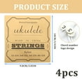 thumbnail image 5 of BQBQERT 4Pcs Ukulele Strings Nylon Ukulele 4 Strings Ukulele Strings Parts Accessory for 21/23/26 Inch Ukulele Parts Replacement, 5 of 8