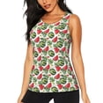 thumbnail image 2 of Picia Watermelons Pattern Women's Workout Tank Top,Breathable Activewear,Slim Fit Athletic Top,Versatile Workout Moisture-wicking top-Medium, 2 of 9