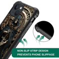 thumbnail image 6 of FKBRCL4U Compatible With iPhone 15 Case, Mechanical Skull Cloak Gear Grim Reaper Pattern For Girl Ultra Protection Shockproof Soft Silicone TPU Non-Slip Back, 6 of 7