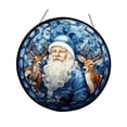 thumbnail image 4 of Adorno colgante de ventana de Papá Noel navideño Strade Fareast Limited con cadena de metal 15cm, 4 of 8
