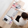 thumbnail image 3 of Long Mouse Pads for Desk,Pioneer Flower Floral Print Pattern Desk Mats on Top Of Desks, Desk Mouse Pad Extra Large with 3mm Non-Slip Base and Stitched Edge for Gaming,Office,Work,Home 31.5"x11.8", 3 of 6