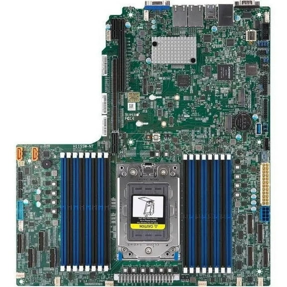 SuperMicro H11SSW-NT Motherboard - Single AMD EPYC 7001/7002 Series Processor - ECC DDR4 2 PCI-E 3.0 x2 SATA3 x2 - Proprietary Form Factor
