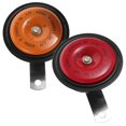 thumbnail image 3 of 2pcs Universal Car Horn Kit 12V High and Low Tone Snail Horns Waterproof Loud High Decibel Car Horns for Motorcycle Car Replacement, 3 of 5