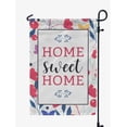 thumbnail image 1 of Printtoo White Home Sweet Home Garden Summer Camping Flags For Campers Double SidedFlagOutdoor Decor Sign CampsiteFlag, 1 of 4