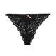 thumbnail image 4 of Gibobby Tangas de mujer sexy Tanga de encaje Sexy para mujer, pantalones en T con patrón transpirable hueco para mujer, bragas sin costuras con(Negro,G), 4 of 5