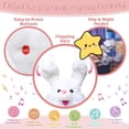 thumbnail image 2 of Lunxisen 2 Pcs Easter Talking Bunny Plush Toy Repeats Your Voice Interactive Stuffed Animal Gift, 2 of 9