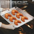 thumbnail image 7 of VeSteel Baking Cookie Sheet Set of 2, 17.7 x 13 x 1 inches Stainless Steel Rectangle Baking Pan Oven Tray, Dishwasher Safe, 7 of 7