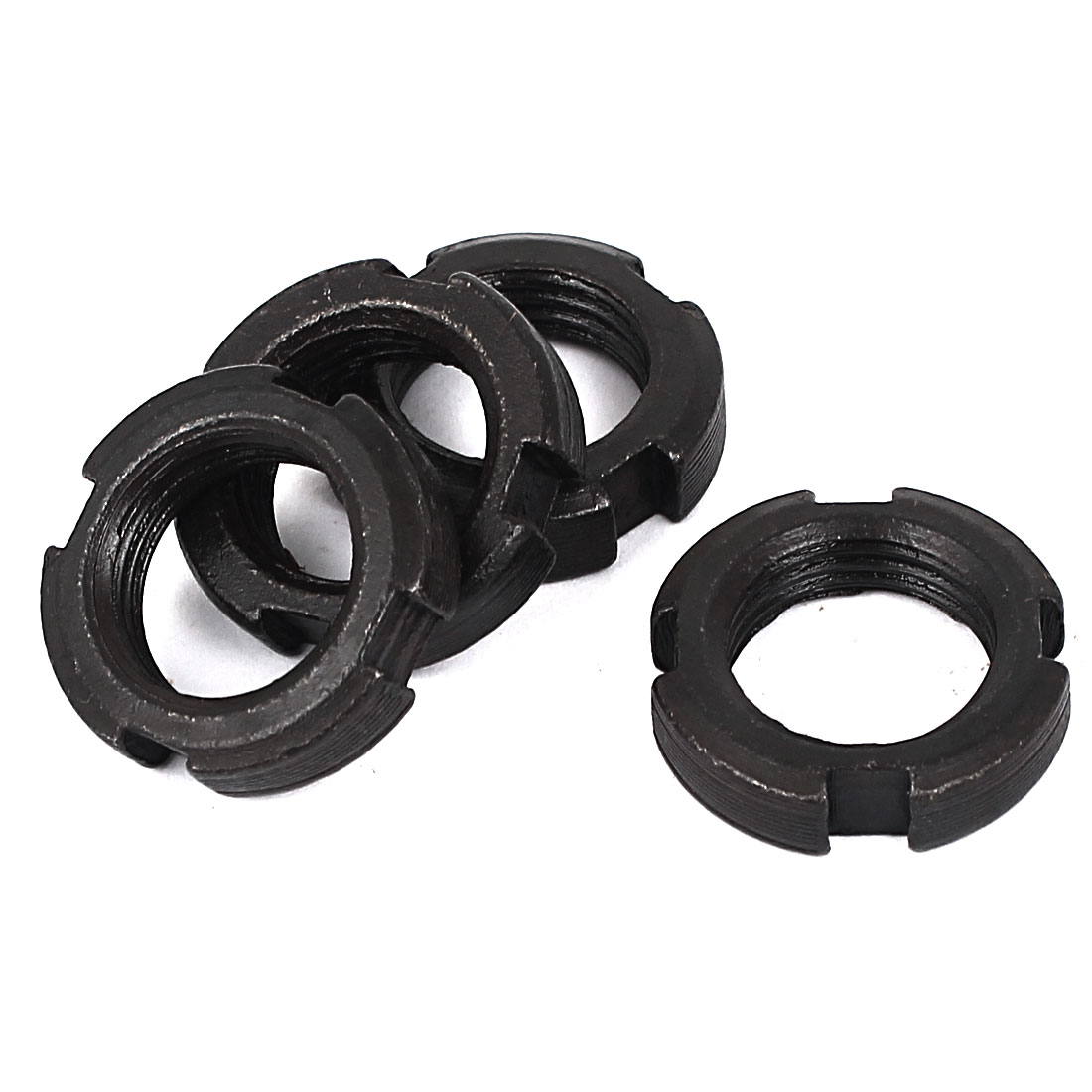 4pcs M18 x 1.5mm Pitch Slotted Round Nuts DIN 1084 for Hook Spanners