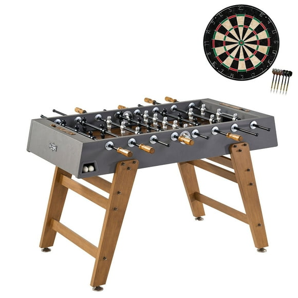 Hall of Games Kinwood 56" Foosball Table with Bonus Dartboard