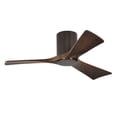 thumbnail image 2 of Atlas Irene 42" Textured Bronze Ceiling Fan with Walnut Tone Blades, 2 of 2