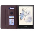 thumbnail image 3 of SaniMore Wallet Case for Kindle Paperwhite 11th Generation 6.8" 2021, PU Leather Magnetic Closure Cover Support Pencil Holder Card Slot & Kickstand Full Body Protective Shell, Brown, 3 of 6