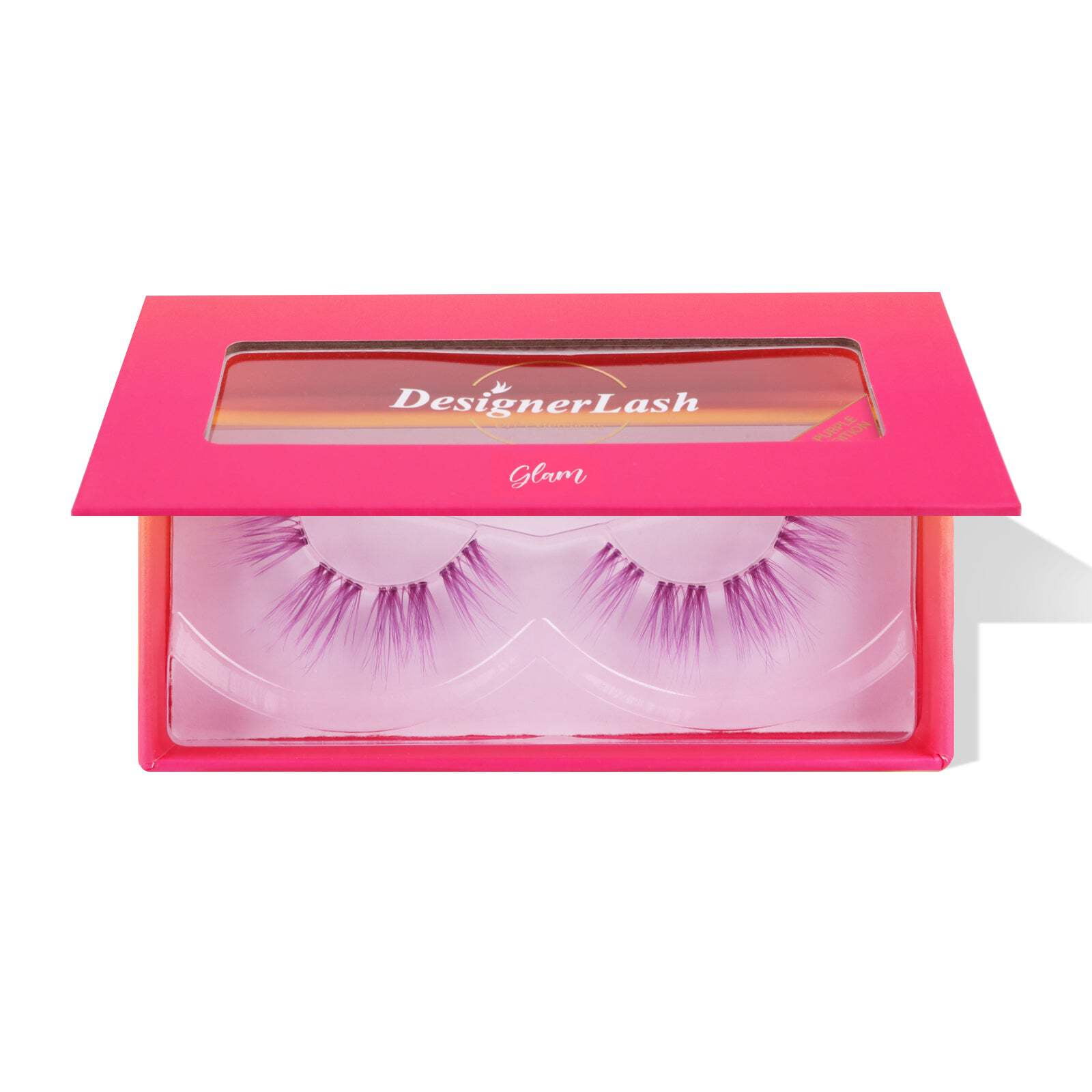 DesignerLash Kit-Glam Black Eyelash Extension Kit - Enhance Your Look with 2 Sets of Lashes with Adhesive, Tools & Brush
