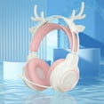 thumbnail image 6 of RBCKVXZ Headset Wired Headset Students Children Study Back Music Gaming Headset Boys Girls Gift Fashionable Birthday Gifts on Clearance, Pink, 6 of 8