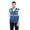 Blue, variant on GOGO 5 Pockets High Visibility Safety Vest with Reflective Strips, Working Uniform Vest-Blue-XL